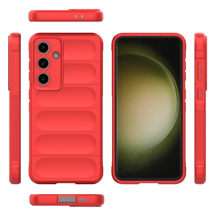 For Samsung Galaxy S24 FE 5G Magic Shield TPU + Flannel Phone Case