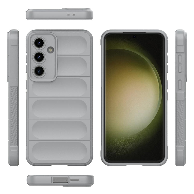 For Samsung Galaxy S24 FE 5G Magic Shield TPU + Flannel Phone Case