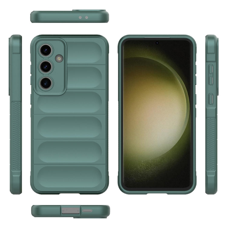 For Samsung Galaxy S24 FE 5G Magic Shield TPU + Flannel Phone Case