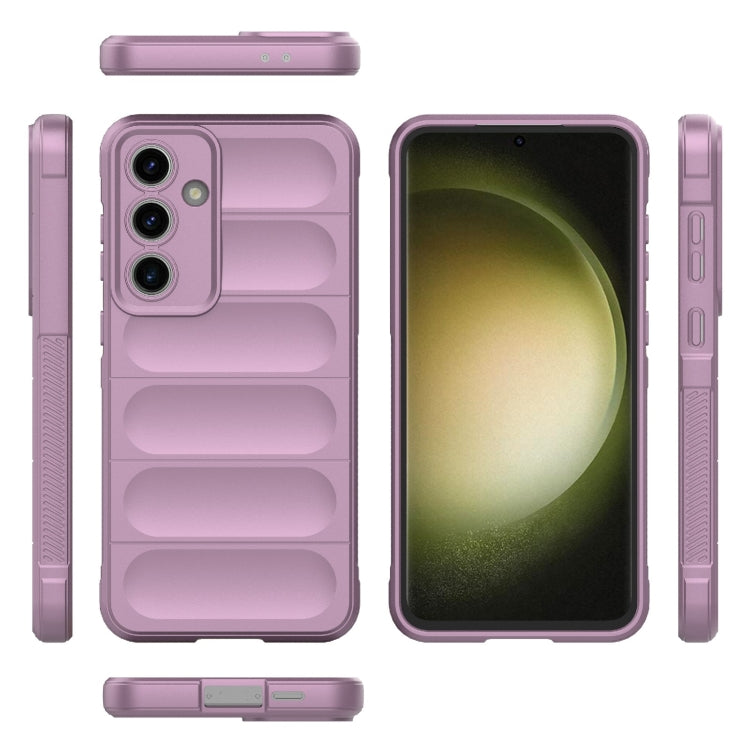 For Samsung Galaxy S24 FE 5G Magic Shield TPU + Flannel Phone Case