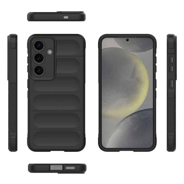 For Samsung Galaxy S25 5G Magic Shield TPU + Flannel Phone Case
