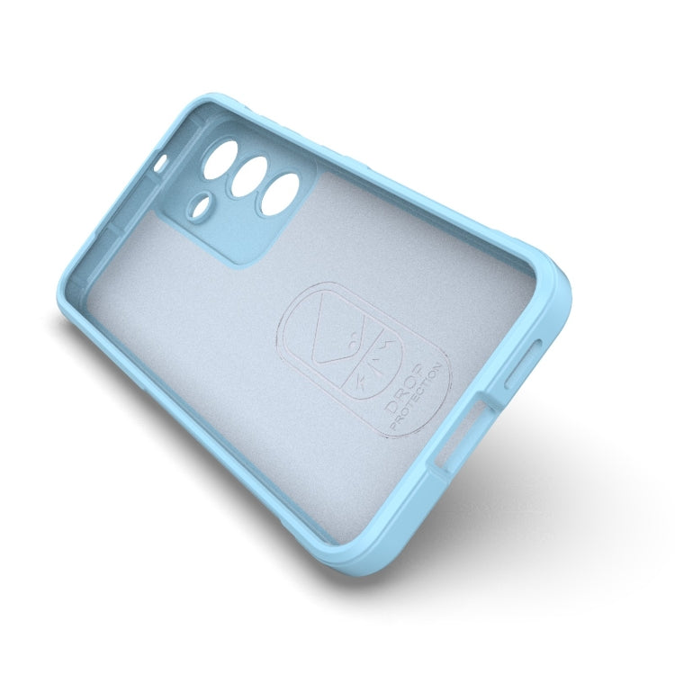 For Samsung Galaxy S25 5G Magic Shield TPU + Flannel Phone Case