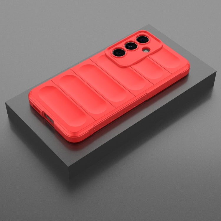 For Samsung Galaxy S25 5G Magic Shield TPU + Flannel Phone Case