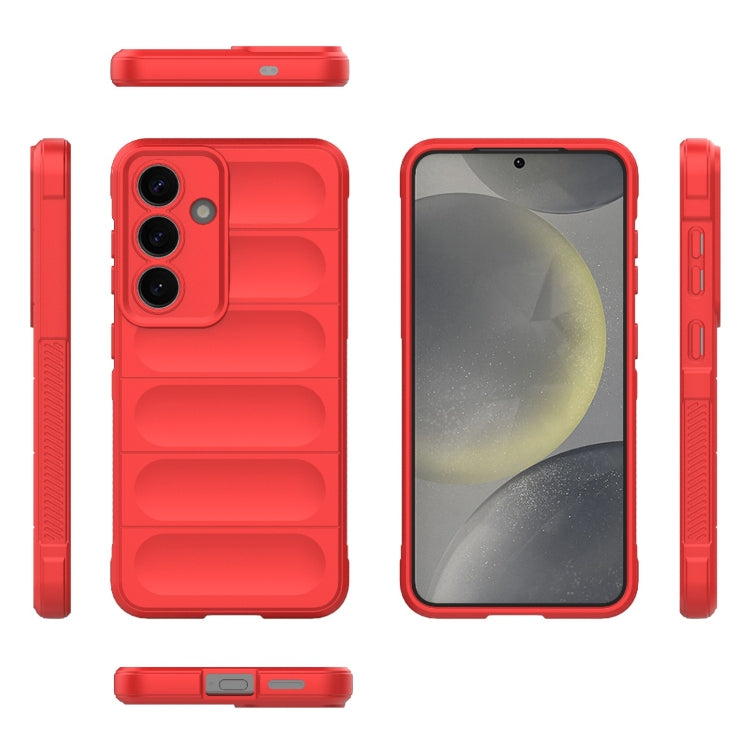 For Samsung Galaxy S25 5G Magic Shield TPU + Flannel Phone Case