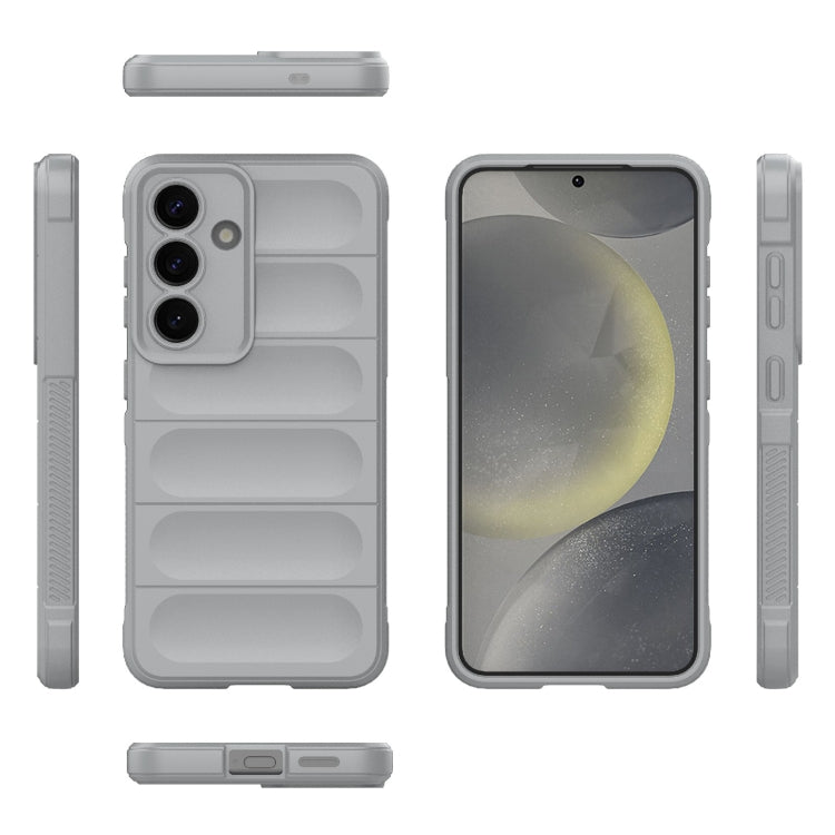 For Samsung Galaxy S25 5G Magic Shield TPU + Flannel Phone Case
