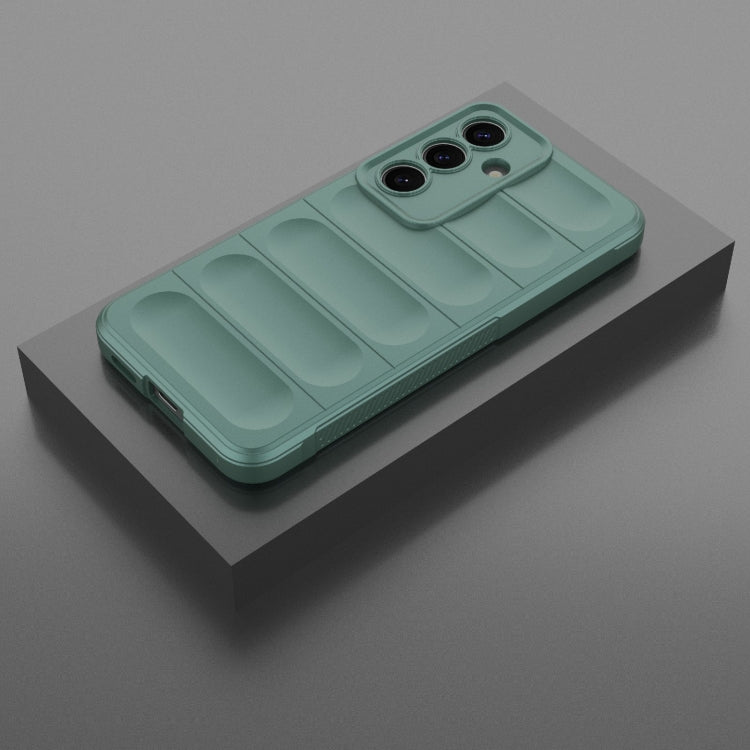 For Samsung Galaxy S25 5G Magic Shield TPU + Flannel Phone Case