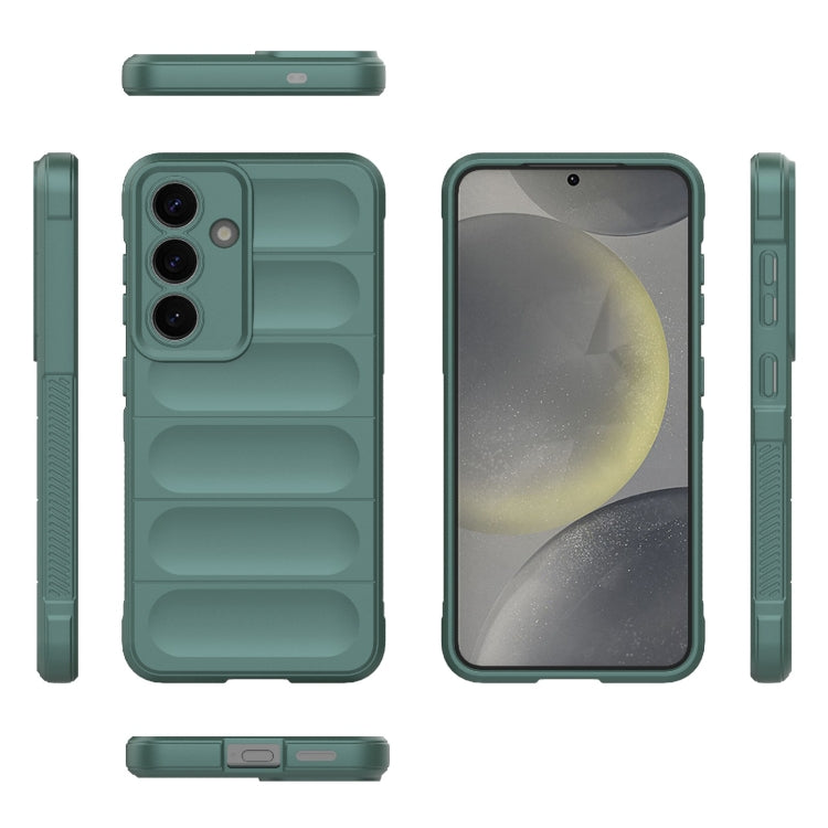 For Samsung Galaxy S25 5G Magic Shield TPU + Flannel Phone Case