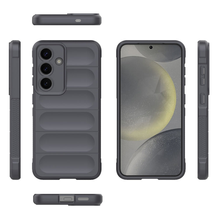 For Samsung Galaxy S25 5G Magic Shield TPU + Flannel Phone Case