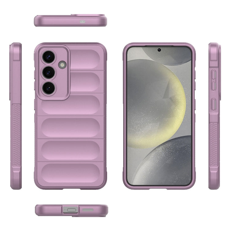For Samsung Galaxy S25 5G Magic Shield TPU + Flannel Phone Case