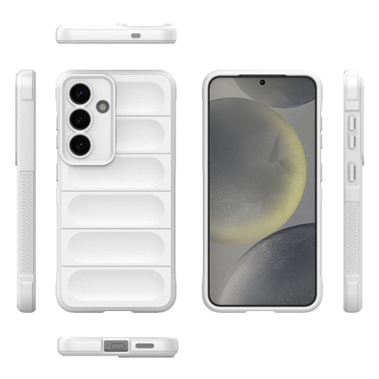 For Samsung Galaxy S25 5G Magic Shield TPU + Flannel Phone Case