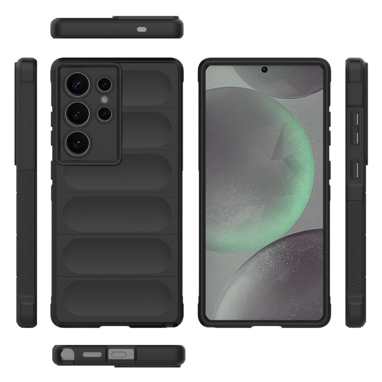 For Samsung Galaxy S25 Ultra 5G Magic Shield TPU + Flannel Phone Case