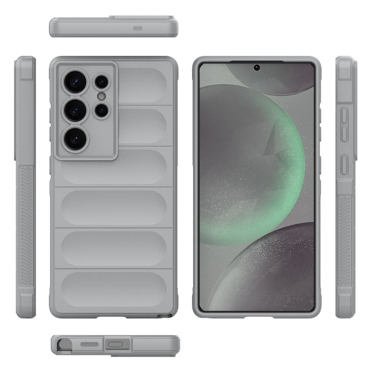 For Samsung Galaxy S25 Ultra 5G Magic Shield TPU + Flannel Phone Case
