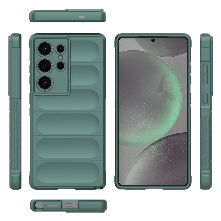 For Samsung Galaxy S25 Ultra 5G Magic Shield TPU + Flannel Phone Case