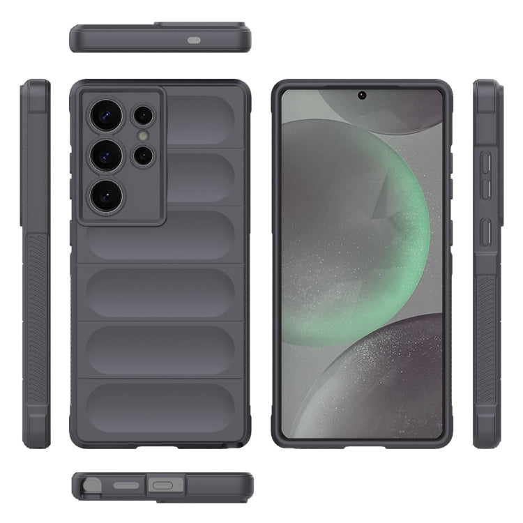For Samsung Galaxy S25 Ultra 5G Magic Shield TPU + Flannel Phone Case