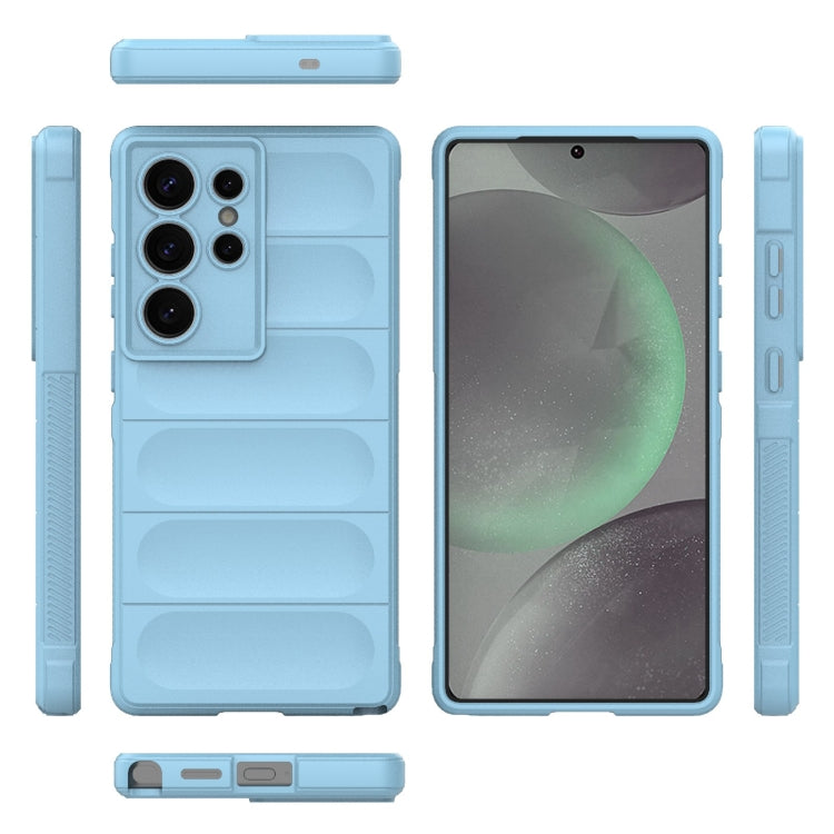For Samsung Galaxy S25 Ultra 5G Magic Shield TPU + Flannel Phone Case