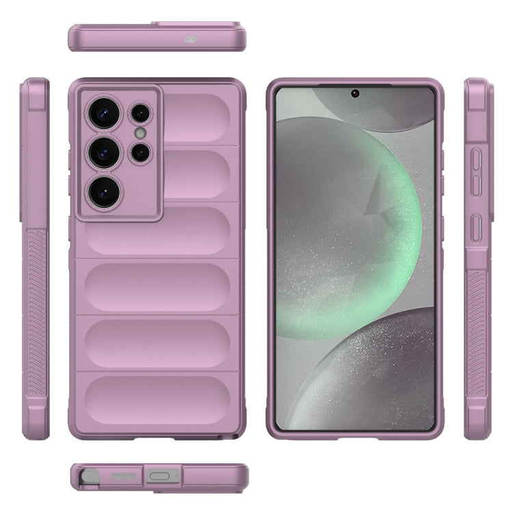 For Samsung Galaxy S25 Ultra 5G Magic Shield TPU + Flannel Phone Case