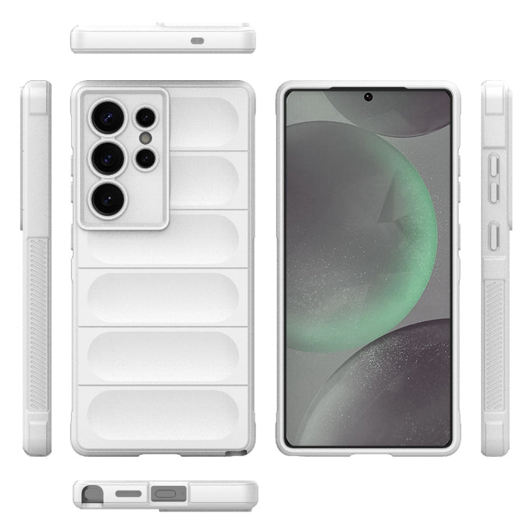 For Samsung Galaxy S25 Ultra 5G Magic Shield TPU + Flannel Phone Case