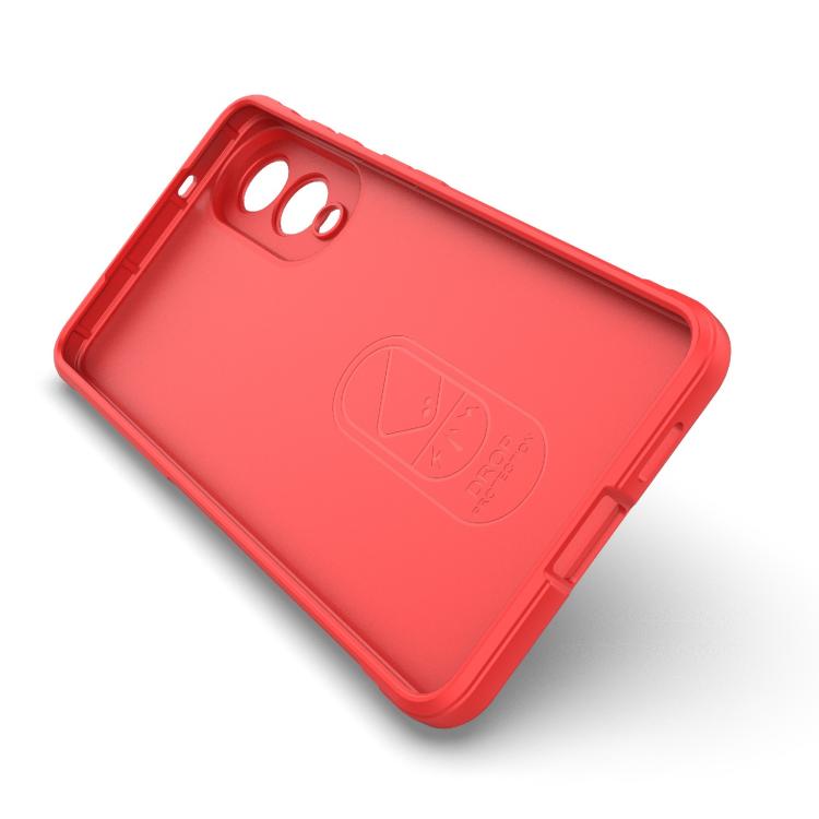 For Samsung Galaxy S25 Edge 5G Magic Shield TPU + Flannel Phone Case