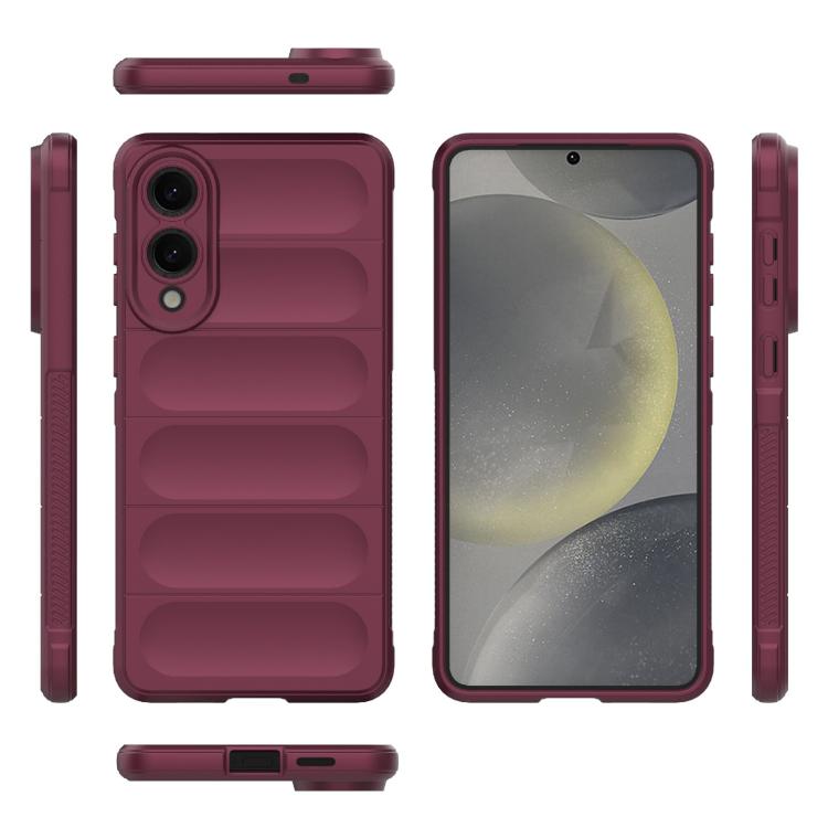 For Samsung Galaxy S25 Edge 5G Magic Shield TPU + Flannel Phone Case