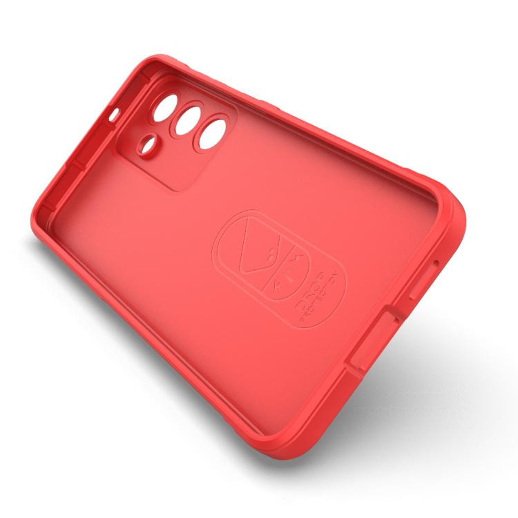 For Samsung Galaxy S25 FE 5G Magic Shield TPU + Flannel Phone Case