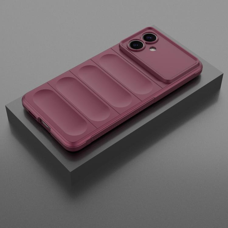 For Samsung Galaxy S26 Edge 5G Magic Shield TPU + Flannel Phone Case