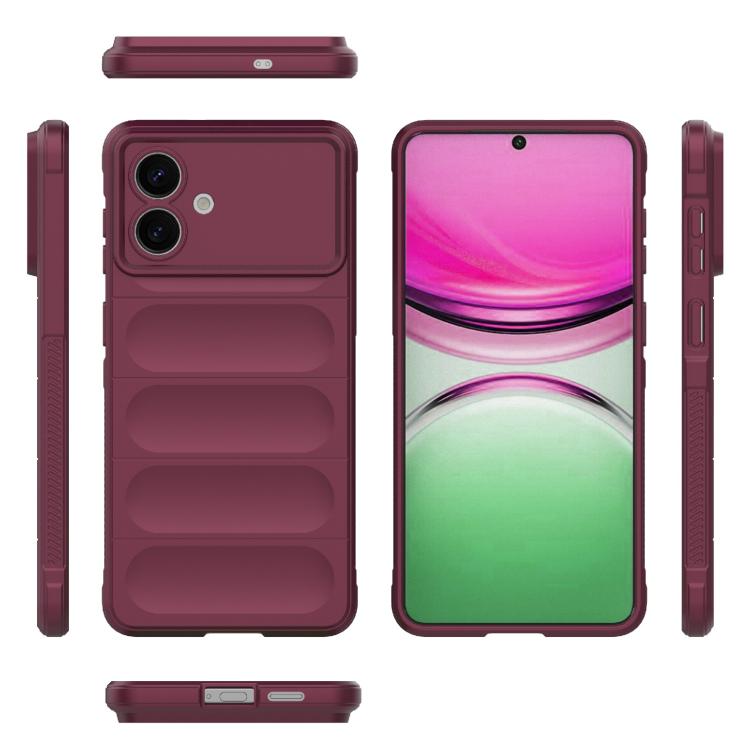 For Samsung Galaxy S26 Edge 5G Magic Shield TPU + Flannel Phone Case