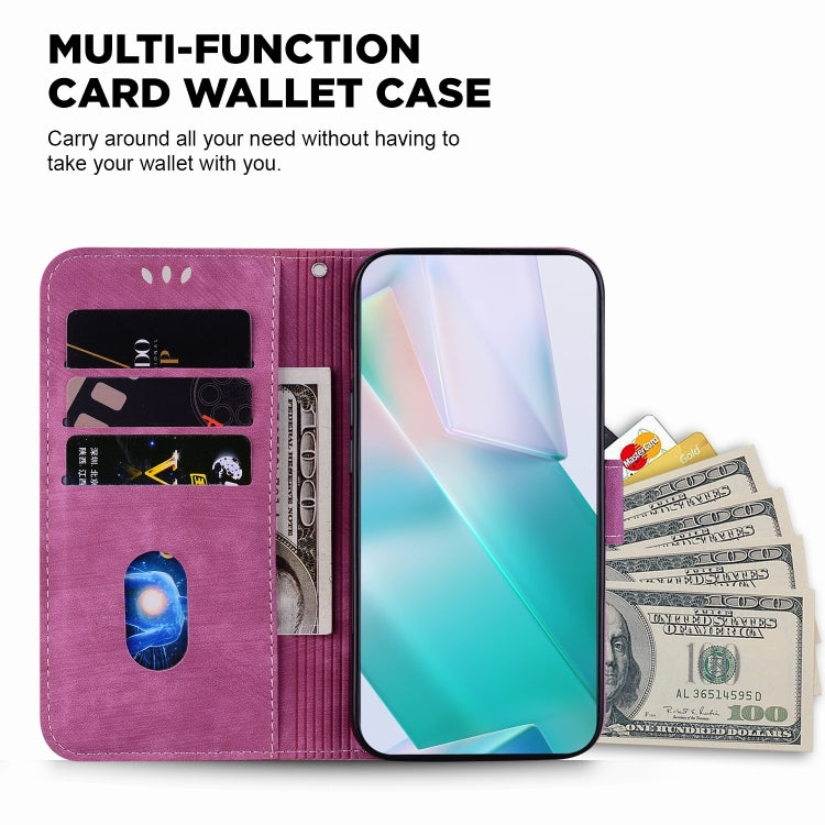 For Redmi 13 4G Little Tiger Embossed Leather Phone Case
