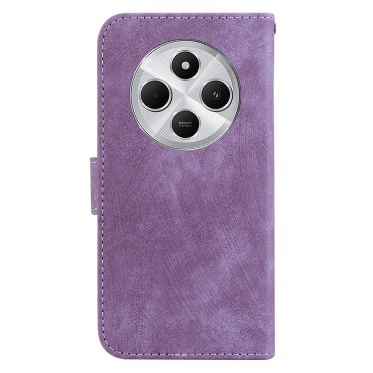 For Redmi 14C 4G Little Tiger Embossed Leather Phone Case