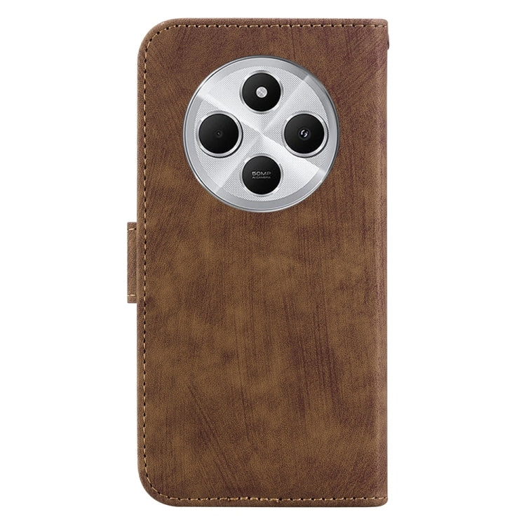 For Redmi 14C 4G Little Tiger Embossed Leather Phone Case