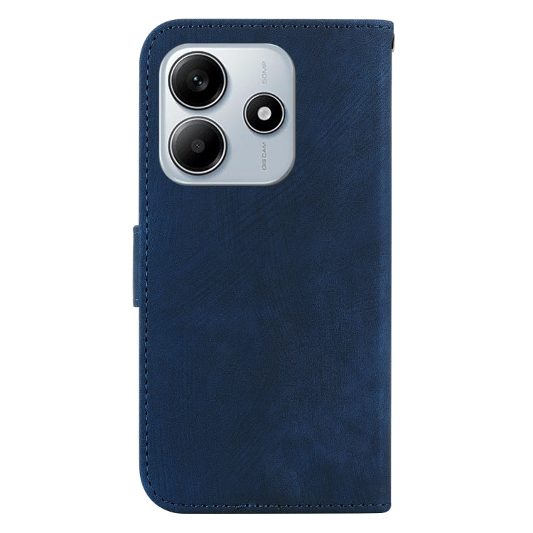 For Redmi Note 14 5G Little Tiger Embossed Leather Phone Case