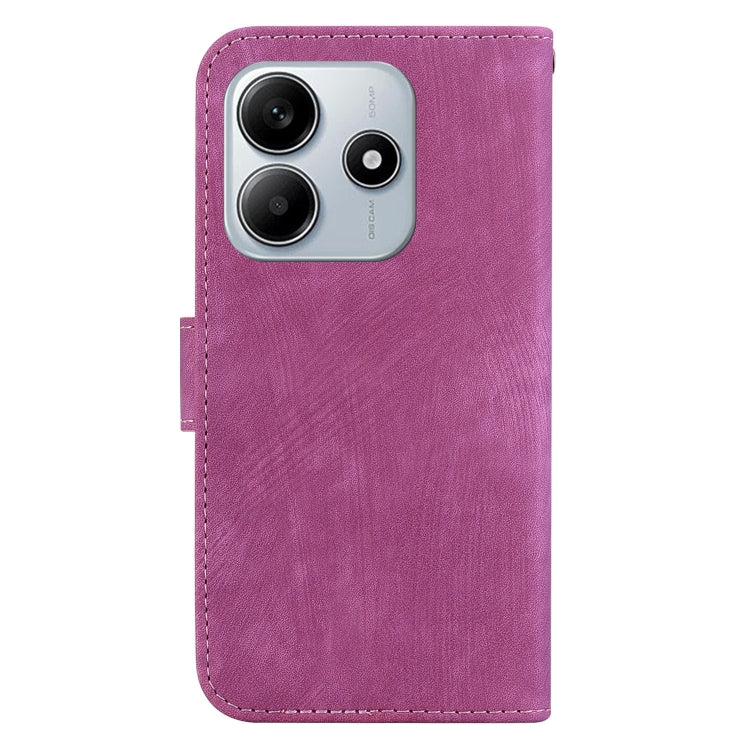For Redmi Note 14 5G Little Tiger Embossed Leather Phone Case