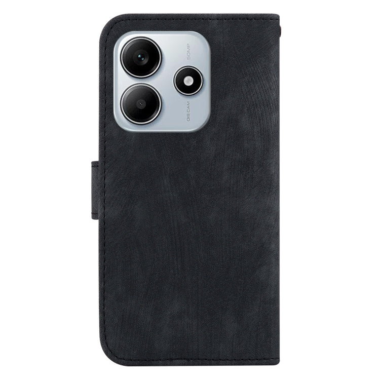 For Redmi Note 14 5G Little Tiger Embossed Leather Phone Case