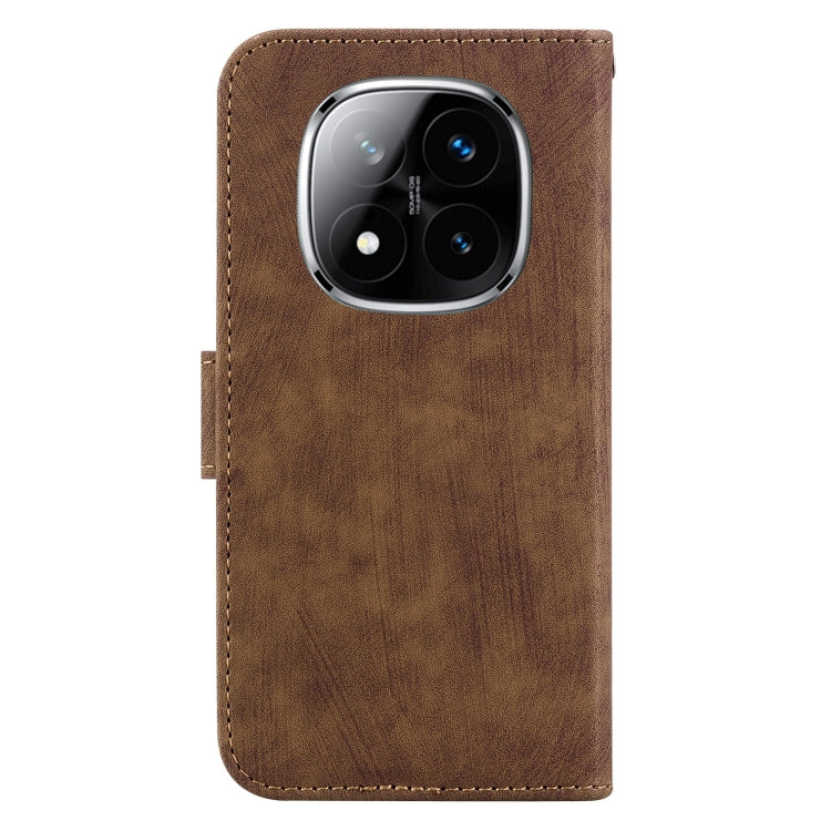 For Redmi Note 14 Pro / Note 14 Pro+ 5G Little Tiger Embossed Leather Phone Case