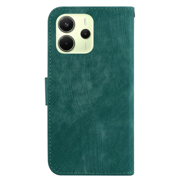 For Redmi Note 14 4G 164.84mm Little Tiger Embossed Leather Phone Case