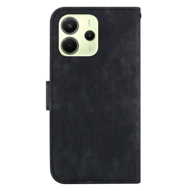 For Redmi Note 14 4G 164.84mm Little Tiger Embossed Leather Phone Case