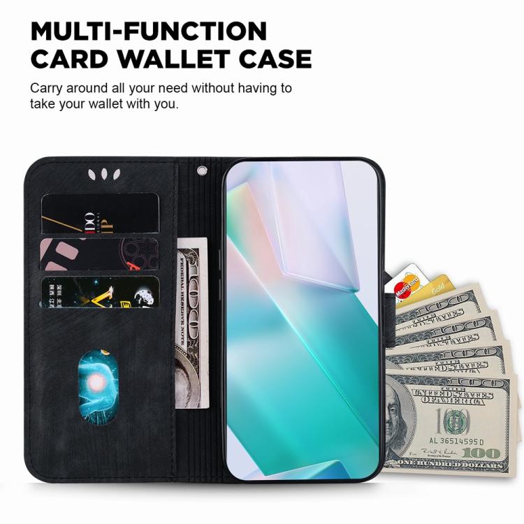 For Redmi Note 14 4G 164.84mm Little Tiger Embossed Leather Phone Case