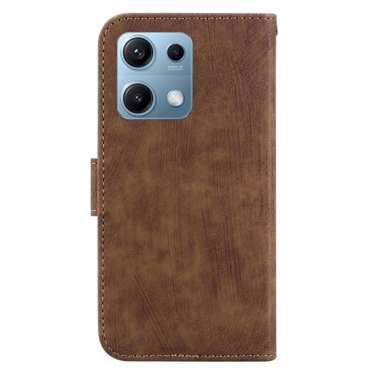 For Redmi Note 14S 4G Little Tiger Embossed Leather Phone Case