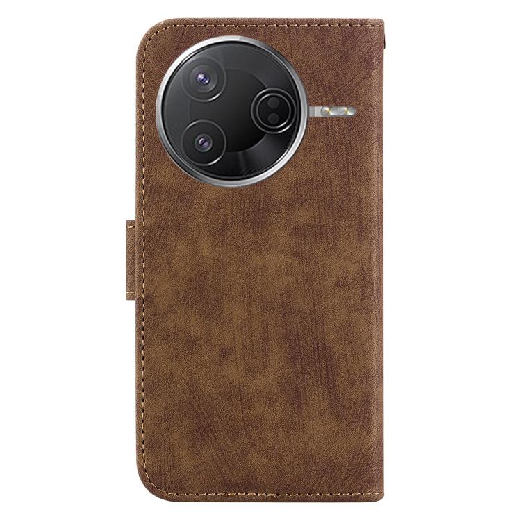 For Redmi K80 / K80 Pro / Xiaomi Poco F7 Pro Little Tiger Embossed Leather Phone Case