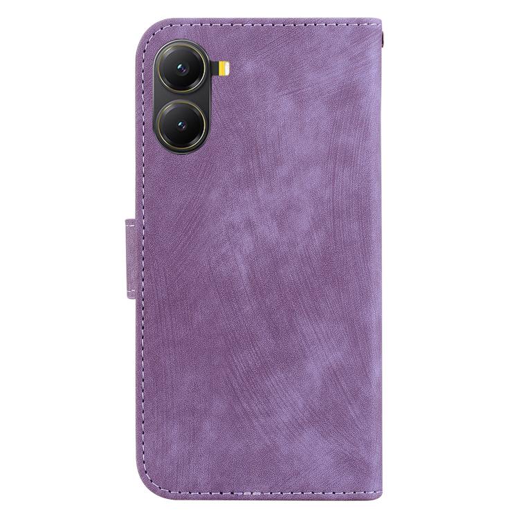 For Redmi Turbo 4 / Xiaomi Poco X7 Pro Little Tiger Embossed Leather Phone Case
