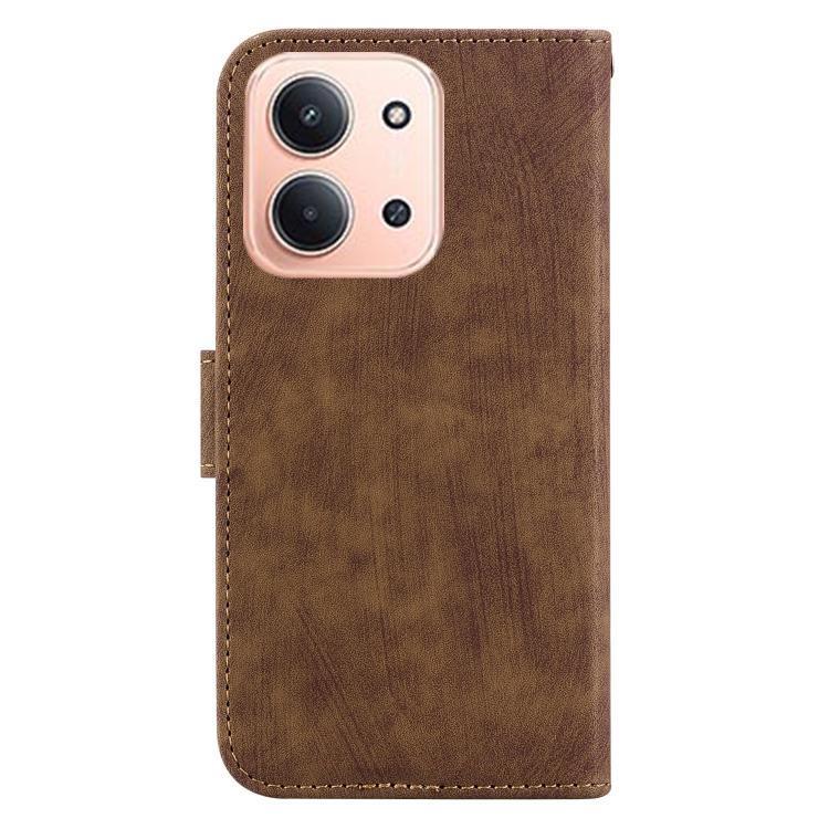 For Redmi 15C 5G / 4G EU 173mm / Poco C85 5G Little Tiger Embossed Leather Phone Case