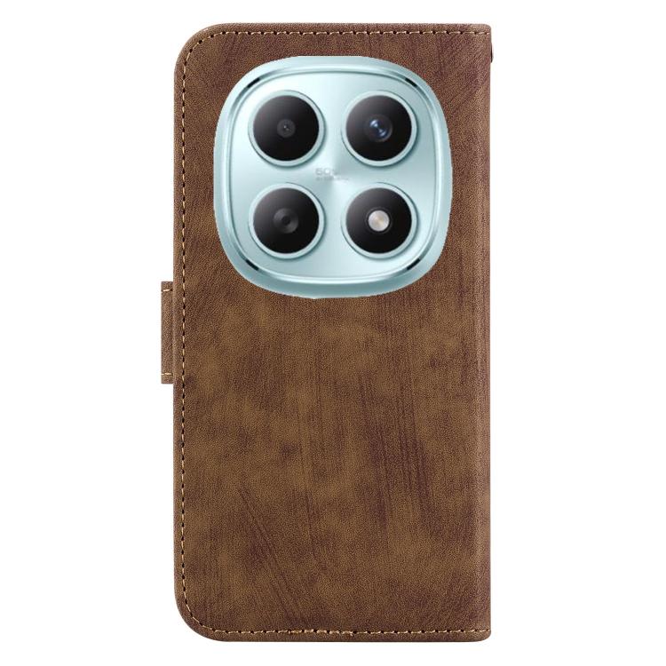 For Redmi Note 15 4G / 5G Global 164mm / Poco M8 5G Little Tiger Embossed Leather Phone Case