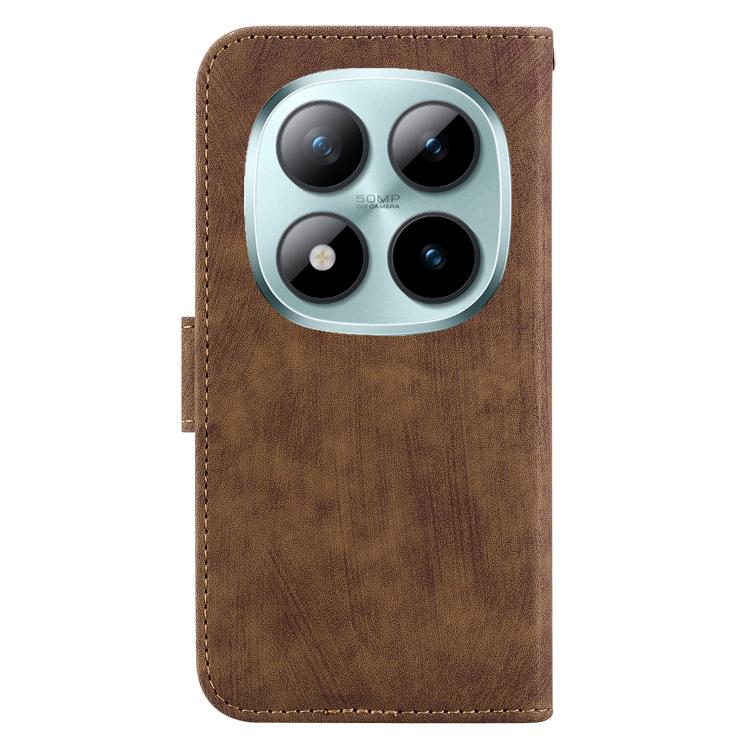 For Redmi Note 15 Pro 5G Global 163.6mm Little Tiger Embossed Leather Phone Case