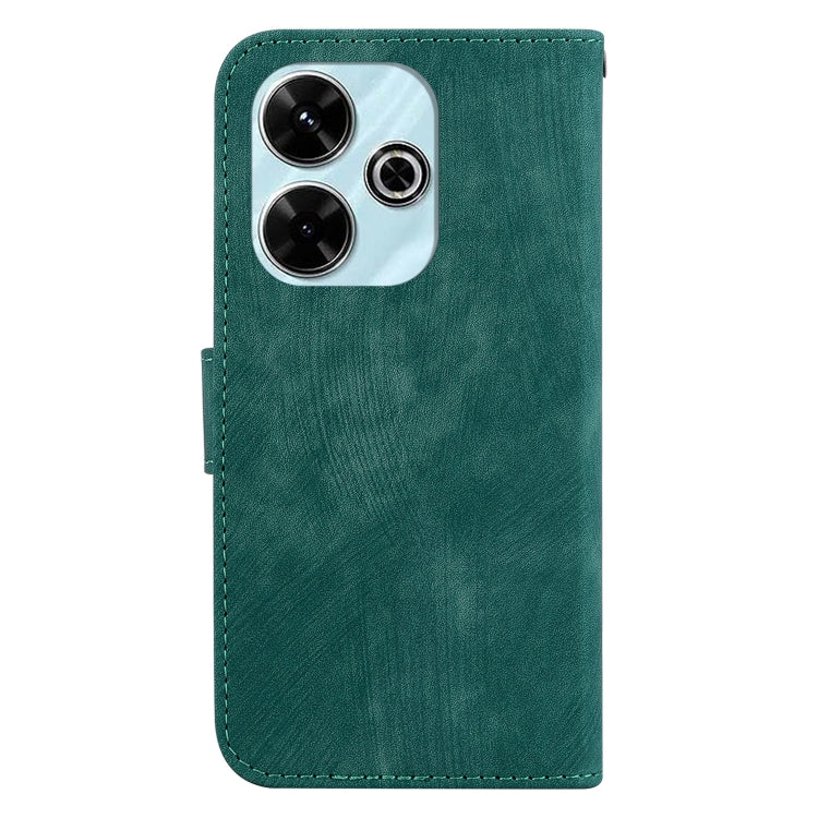 For Xiaomi Poco M6 4G Little Tiger Embossed Leather Phone Case