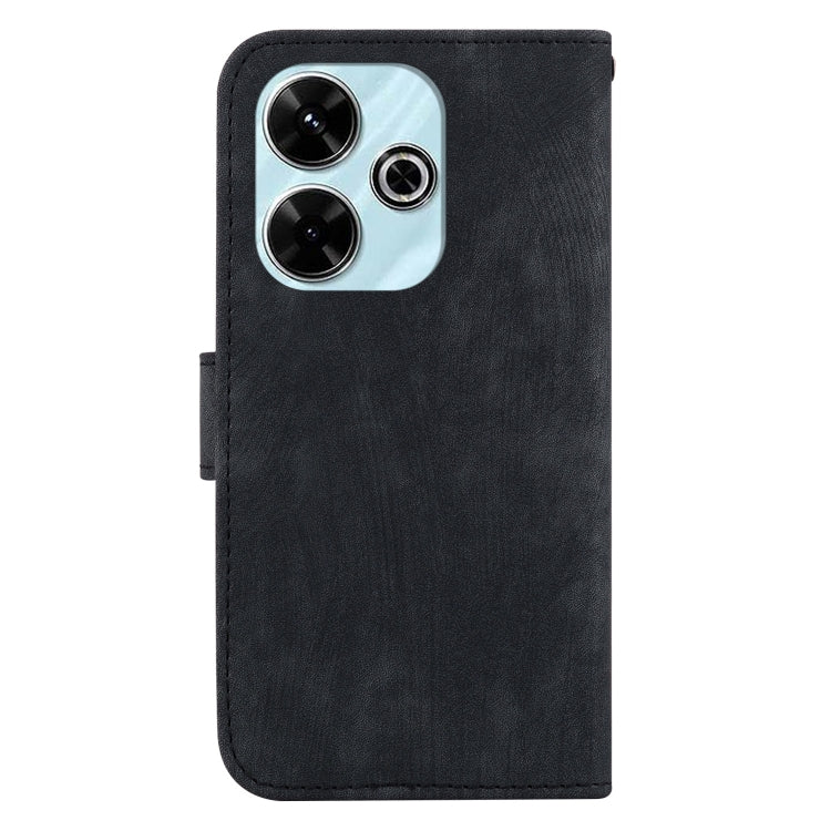 For Xiaomi Poco M6 4G Little Tiger Embossed Leather Phone Case