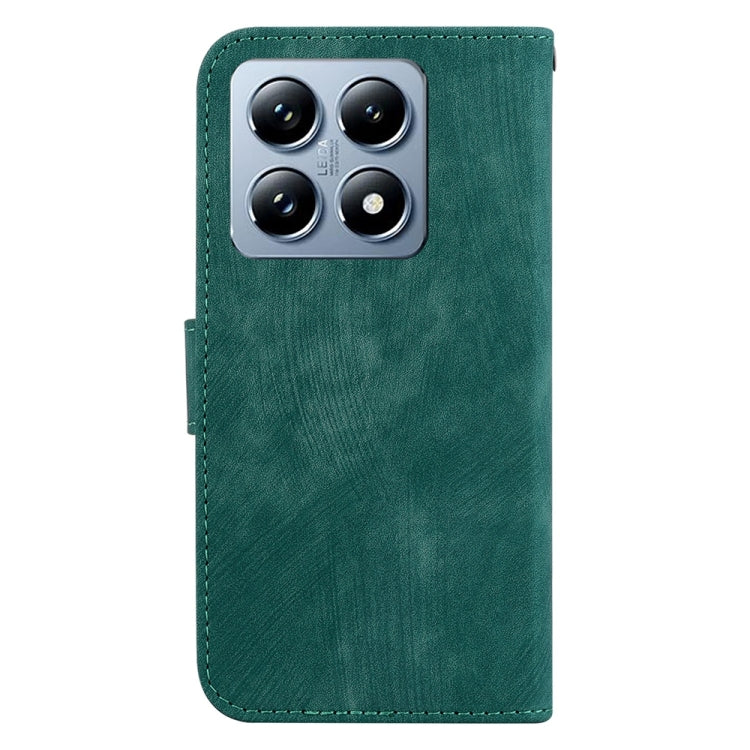 For Xiaomi 14T Little Tiger Embossed Leather Phone Case