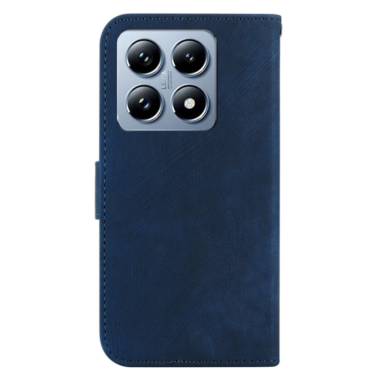 For Xiaomi 14T Little Tiger Embossed Leather Phone Case