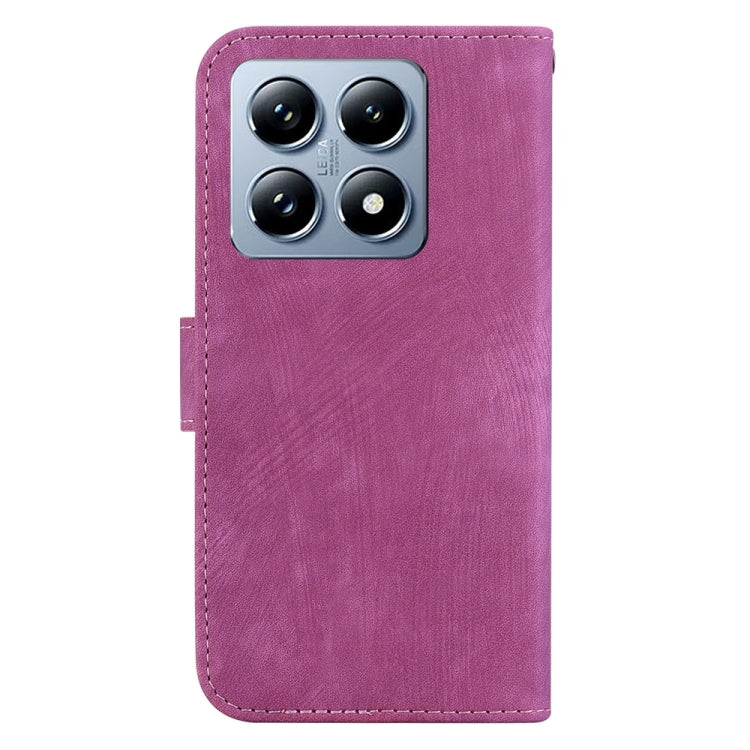 For Xiaomi 14T Pro Little Tiger Embossed Leather Phone Case