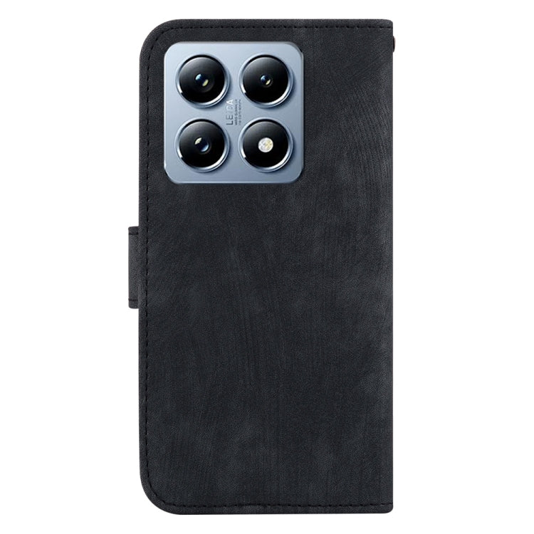 For Xiaomi 14T Pro Little Tiger Embossed Leather Phone Case