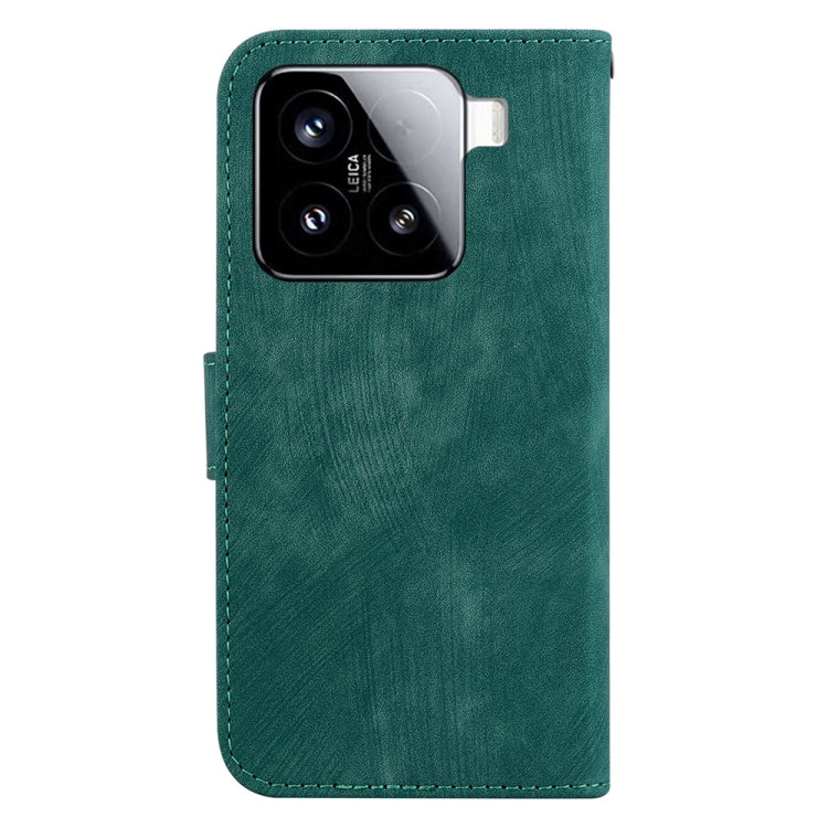 For Xiaomi 15 Little Tiger Embossed Leather Phone Case