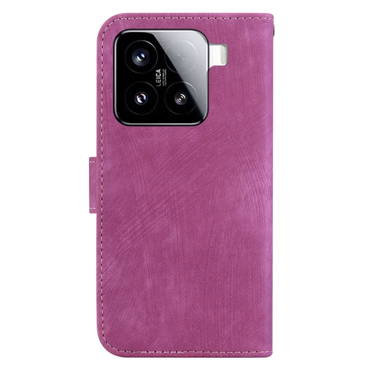 For Xiaomi 15 Little Tiger Embossed Leather Phone Case
